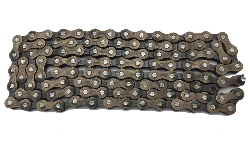 Regina Extra ORO BX 7.2mm 5/6 Speed Vinatge NOS 112 Link Chain in Black Gold Shop Soiled-2
